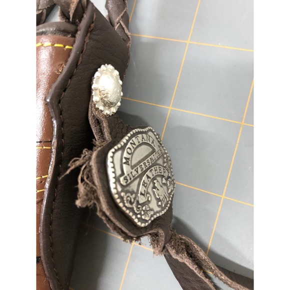 Cowgirl Montana Silversmiths Leather Cowgirl Boot Purse With FRINGE - Picture 10 of 10